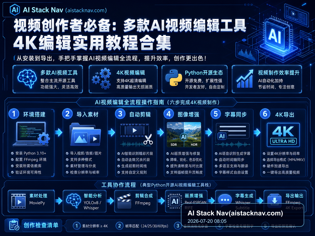 视频创作者必备：多款AI视频编辑工具4K编辑实用教程合集 教程插图 1