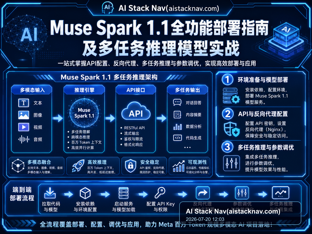 Muse Spark 1.1全功能部署指南及多任务推理模型实战 特色图