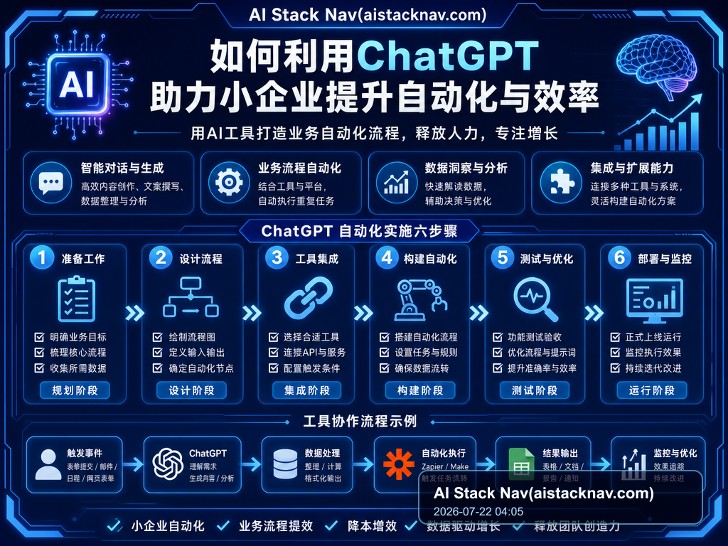 如何利用ChatGPT助力小企业提升自动化与效率 教程插图 1