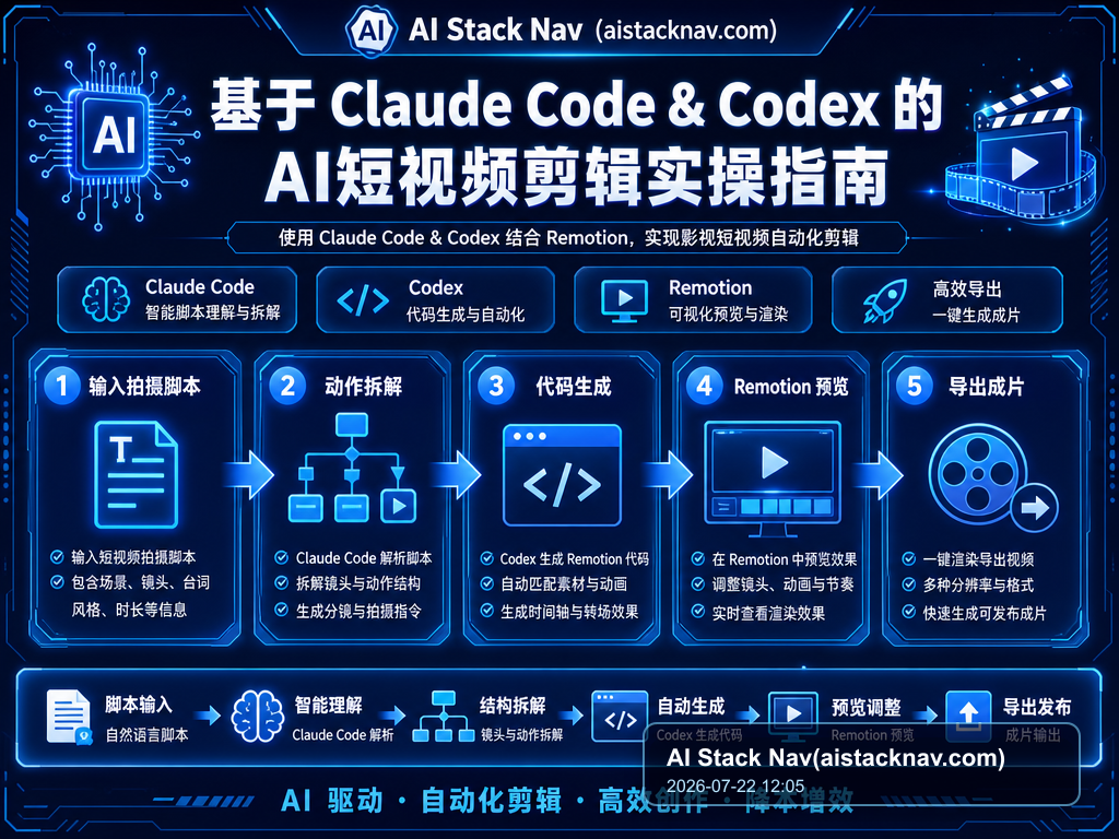 基于 Claude Code & Codex 的AI短视频剪辑实操指南 教程插图 1