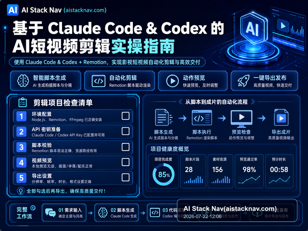基于 Claude Code & Codex 的AI短视频剪辑实操指南 教程插图 2