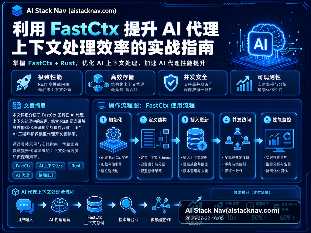 利用 FastCtx 提升 AI 代理上下文处理效率的实战指南 教程插图 1