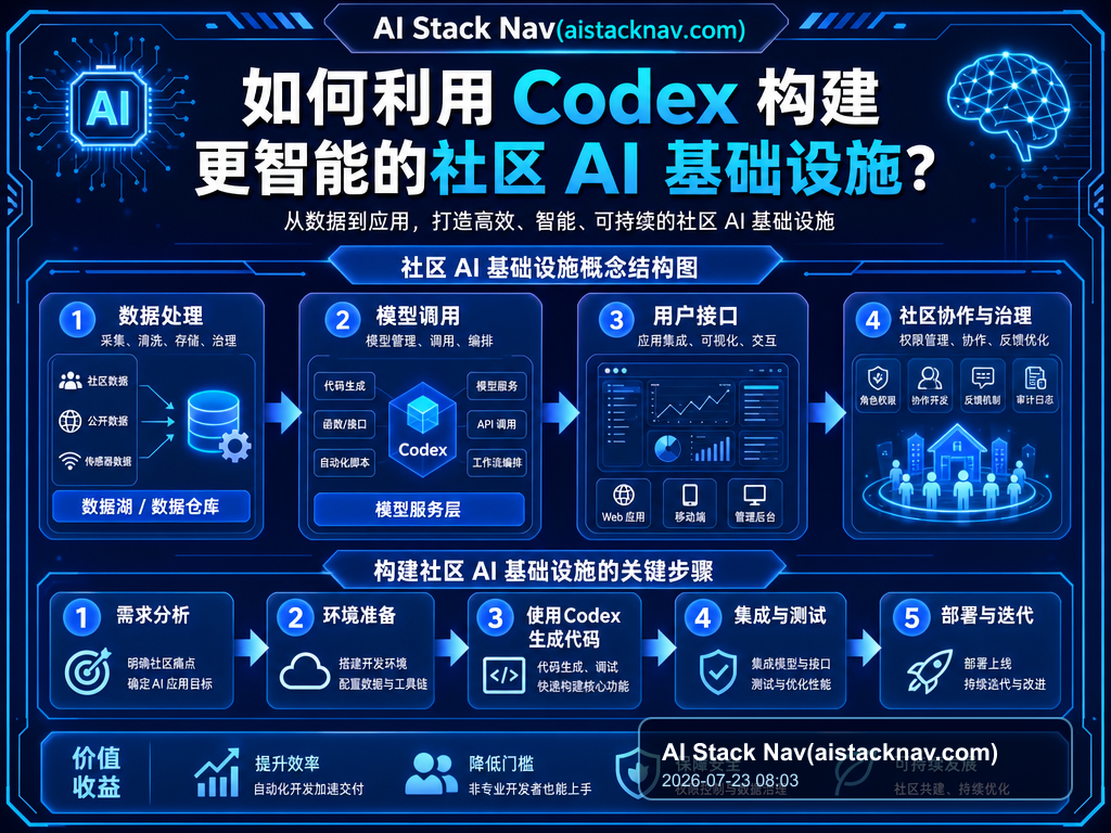 如何利用 Codex 构建更智能的社区 AI 基础设施？ 特色图