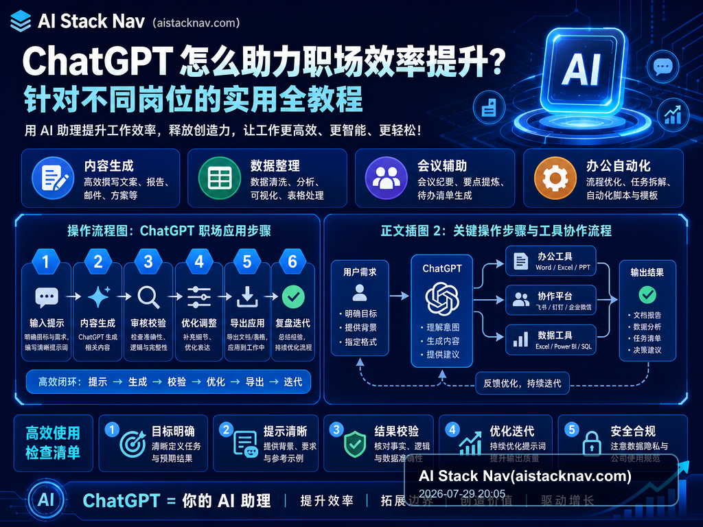 ChatGPT 怎么助力职场效率提升？针对不同岗位的实用全教程 教程插图 1