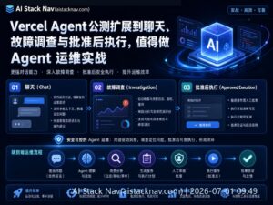Vercel Agent 公测扩展功能科技感封面