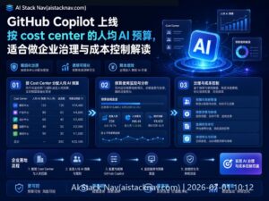 GitHub Copilot AI预算管理科技感封面