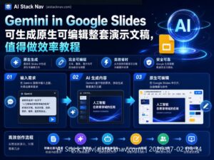 Gemini在Google Slides中生成原生可编辑演示文稿