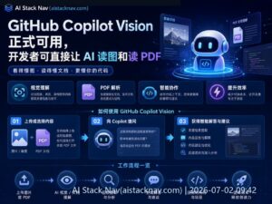 GitHub Copilot Vision 科技感封面图