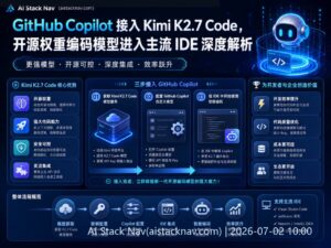 GitHub Copilot 接入 Kimi K2.7 Code 开源模型