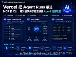 Vercel Agent Runs 功能科技感封面