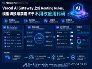 Vercel AI Gateway Routing Rules 科技感封面图