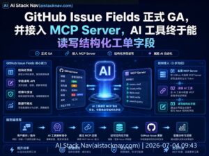 GitHub Issue Fields 与 AI 工具集成示意