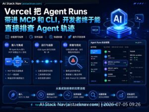 Vercel Agent Runs 功能科技感封面