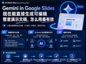 Gemini AI生成Google Slides演示文稿
