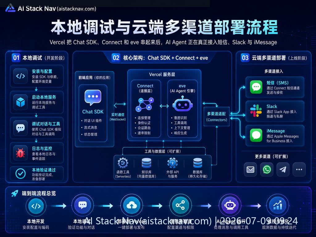 本地调试与云端部署流程图