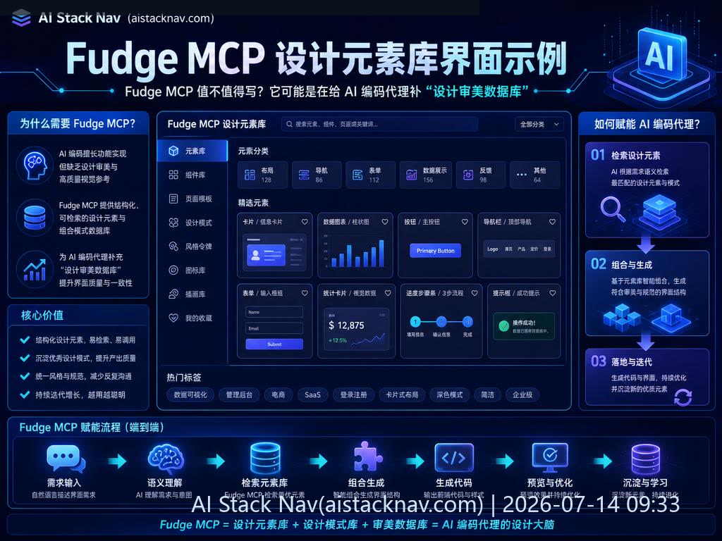 Fudge MCP 界面示意图