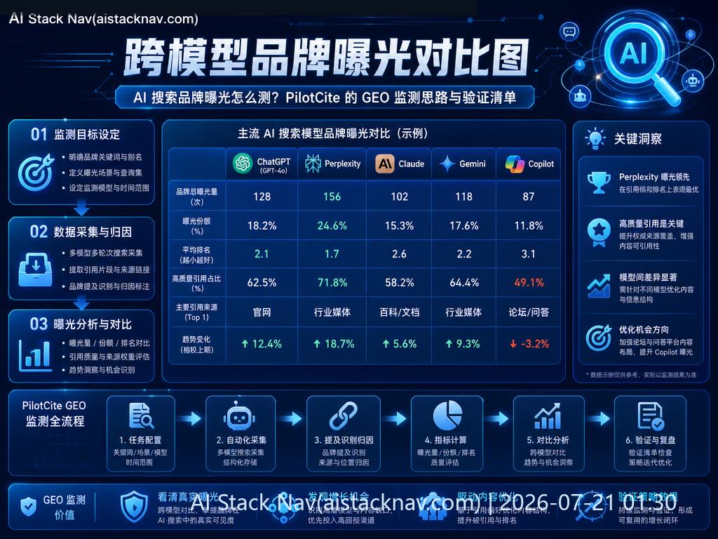 跨模型品牌曝光对比图