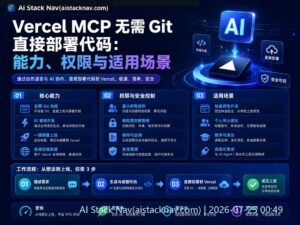 Vercel MCP 无需 Git 直接部署代码示意图