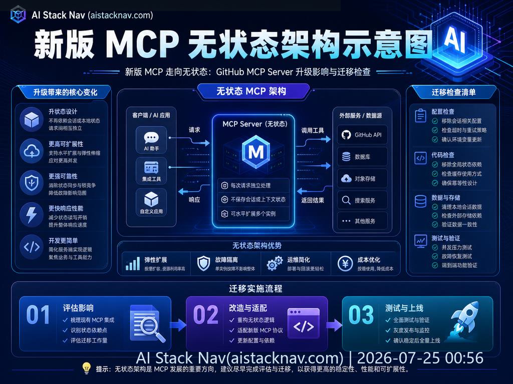 新版 MCP 无状态架构示意图