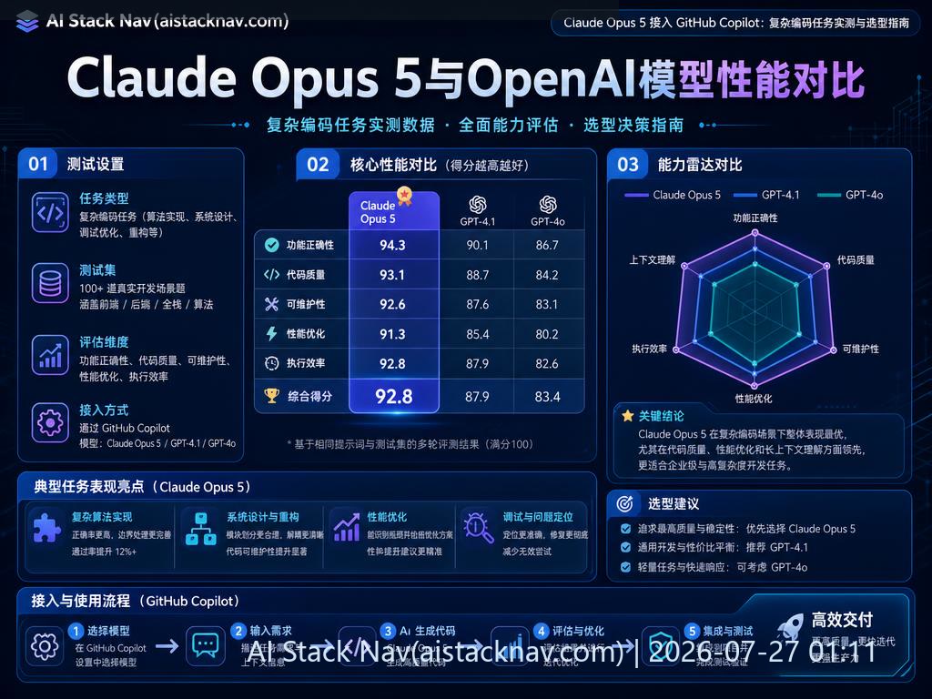 Claude Opus 5与OpenAI模型性能对比图