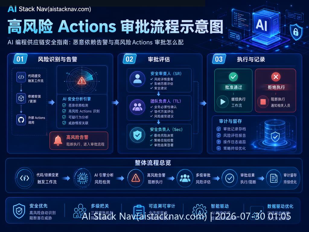 高风险 Actions 审批流程示意图
