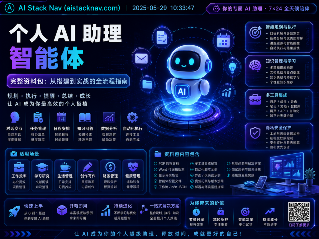 个人 AI 助理智能体完整资料包