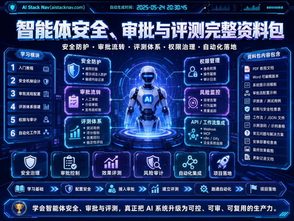 智能体安全、审批与评测完整资料包