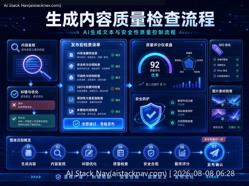 AI生成内容质量检查流程