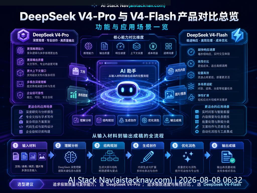 DeepSeek V4-Pro 与 V4-Flash 选型对比