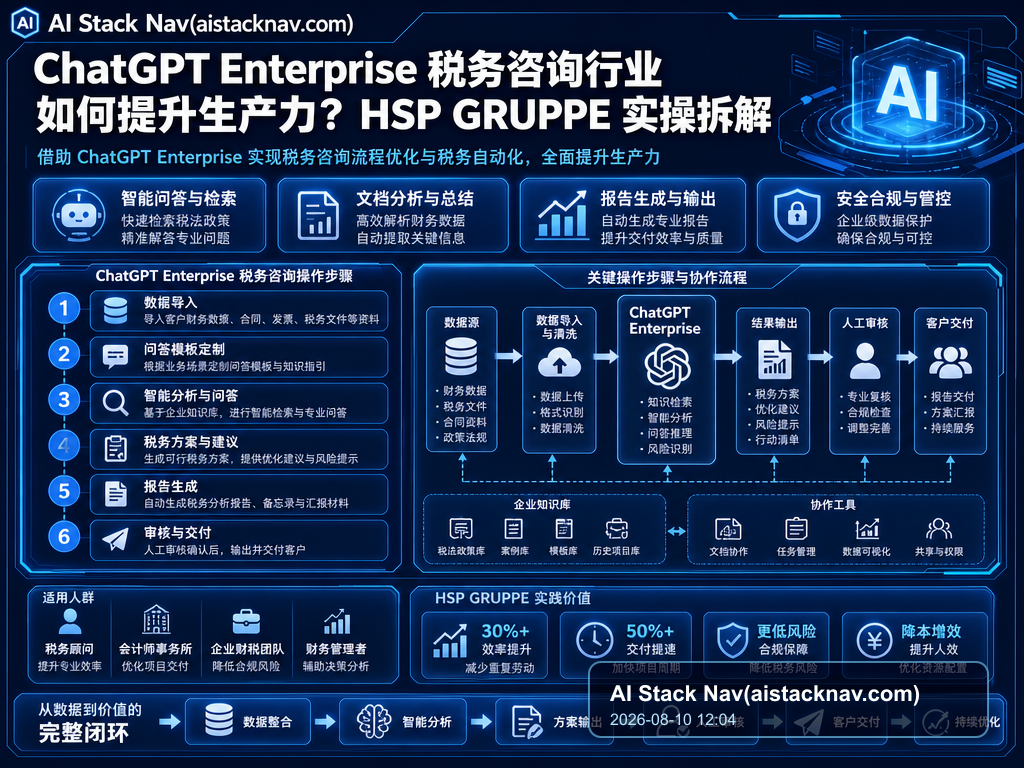 ChatGPT Enterprise 税务咨询行业如何提升生产力？HSP GRUPPE 实操拆解 教程插图 1