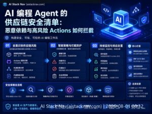 AI 编程 Agent 供应链安全科技感封面
