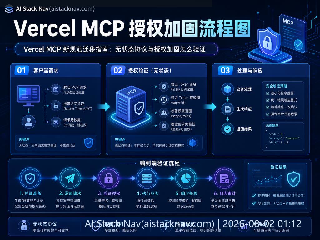 Vercel MCP 授权加固流程图