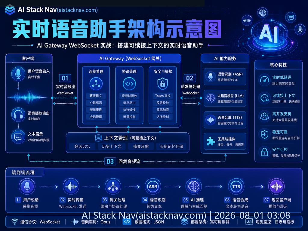 实时语音助手架构示意图