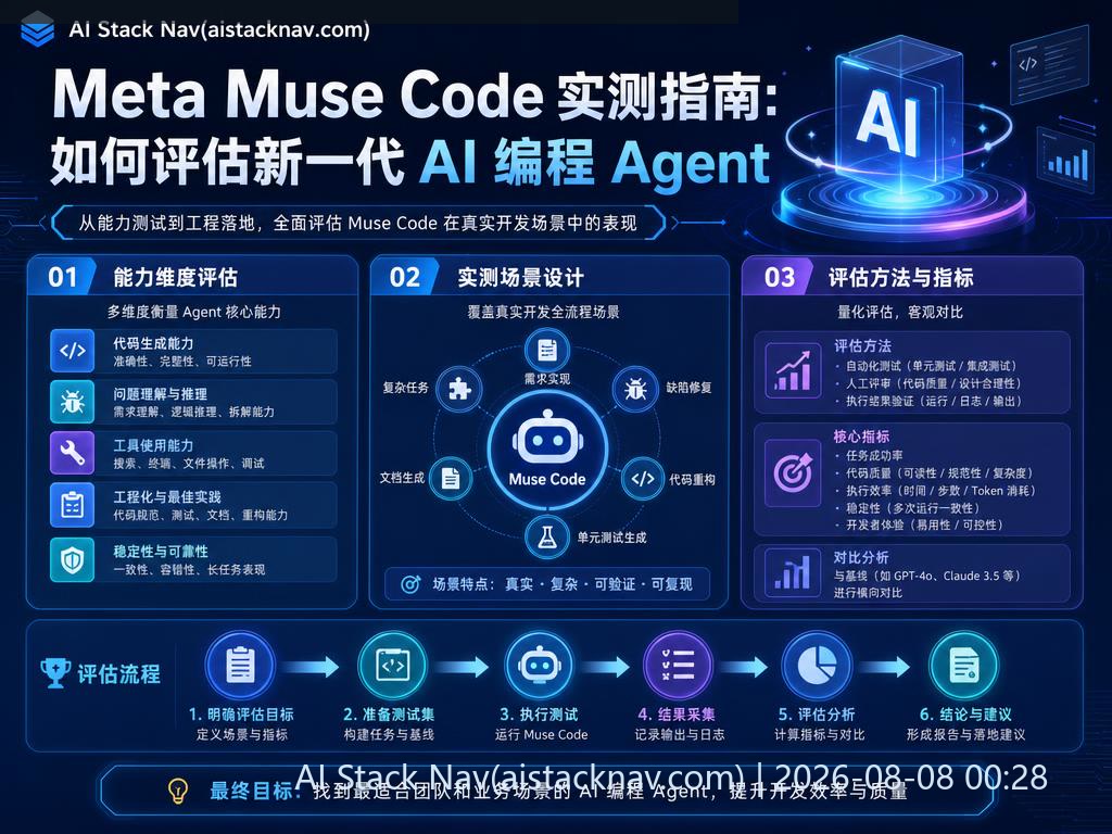 Meta Muse Code AI 编程 Agent 科技感封面