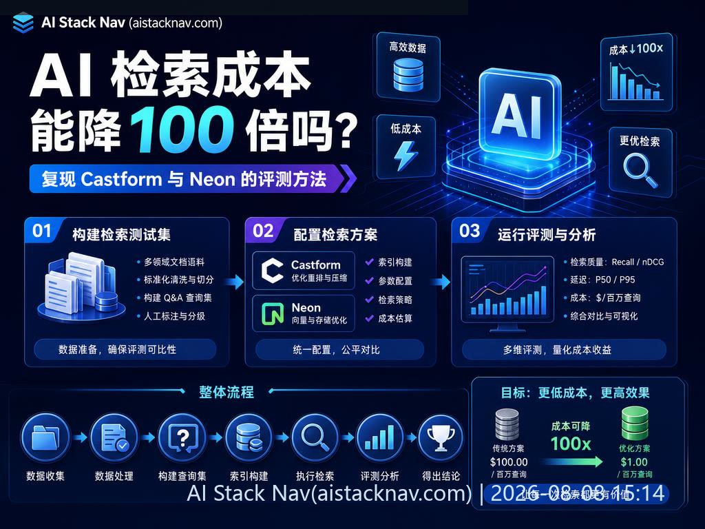 AI 检索成本优化科技感封面