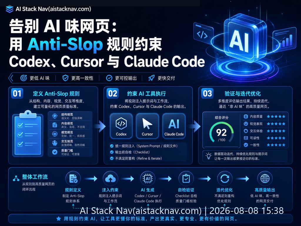 Anti-Slop 规则约束 AI 编程界面