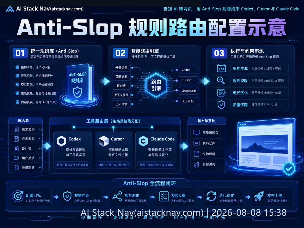 Anti-Slop 规则路由配置示意图