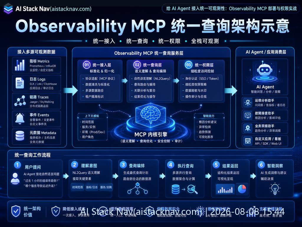Observability MCP 架构示意图