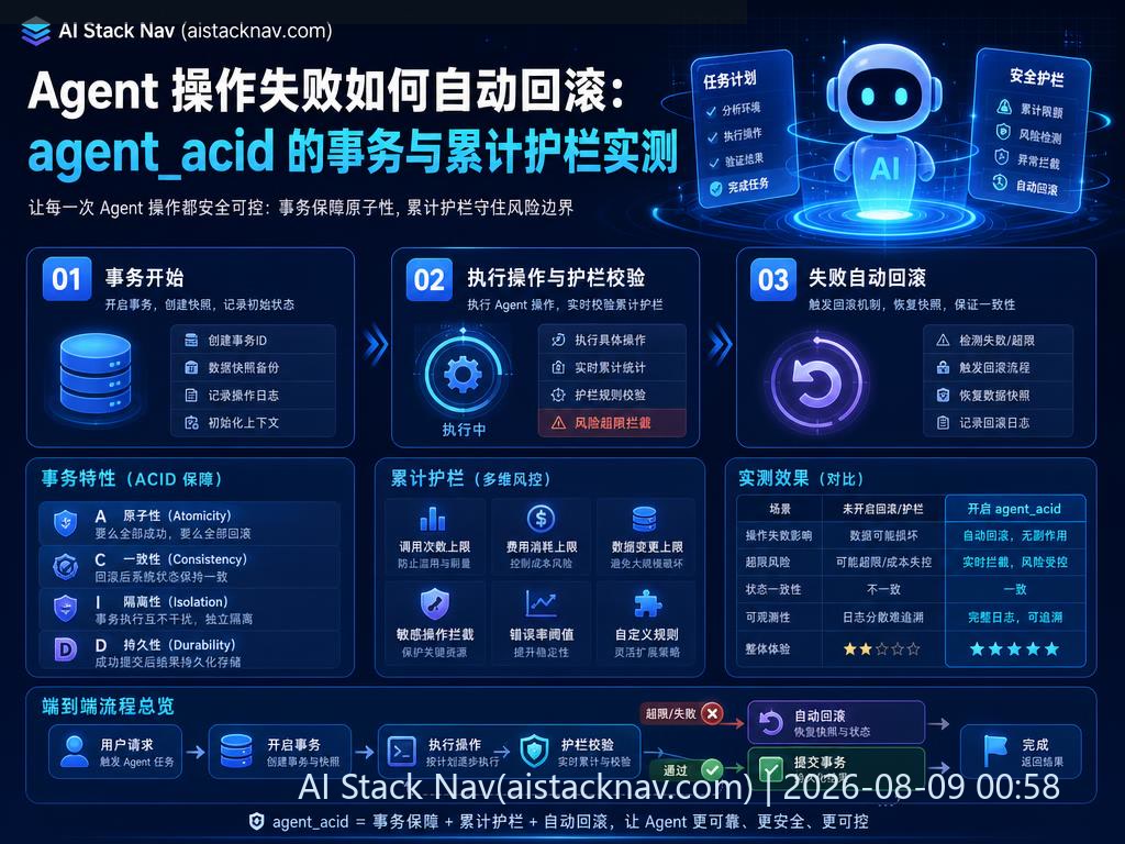 agent_acid 自动回滚与累计护栏机制