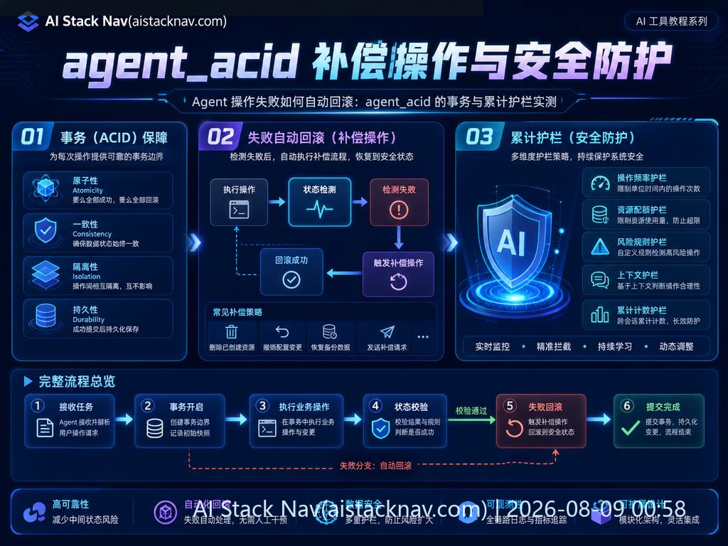 agent_acid 补偿操作与安全防护示意图