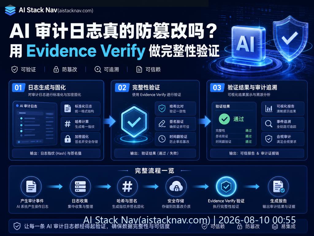AI 审计日志防篡改科技感封面