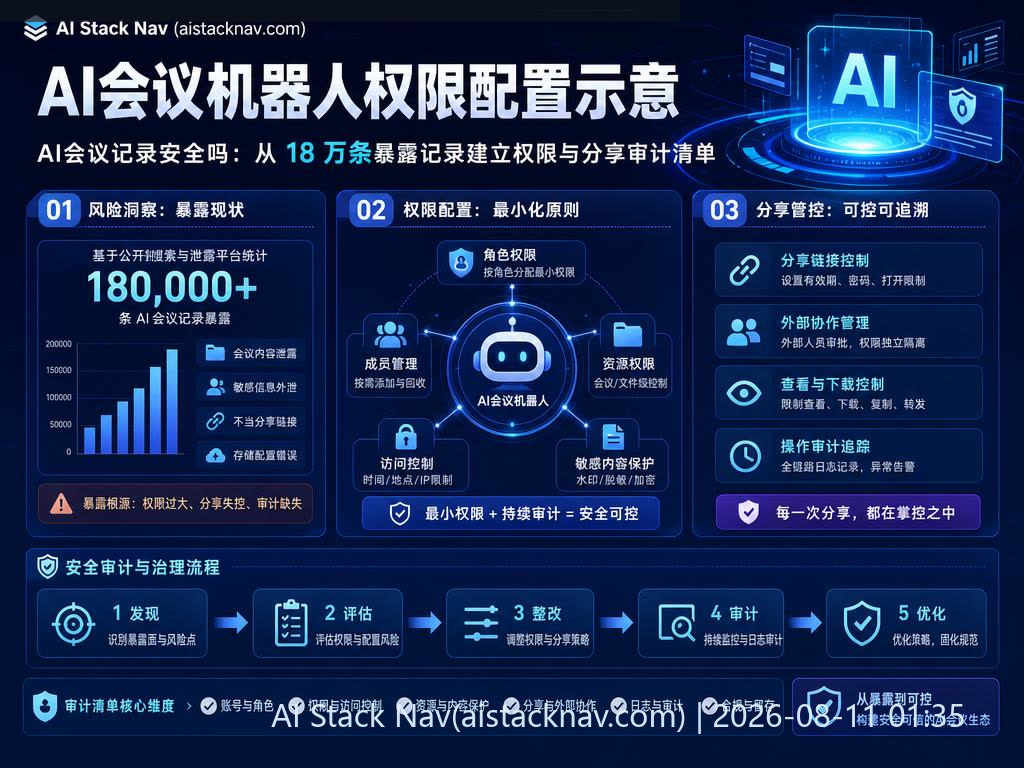 AI会议记录权限配置示意图