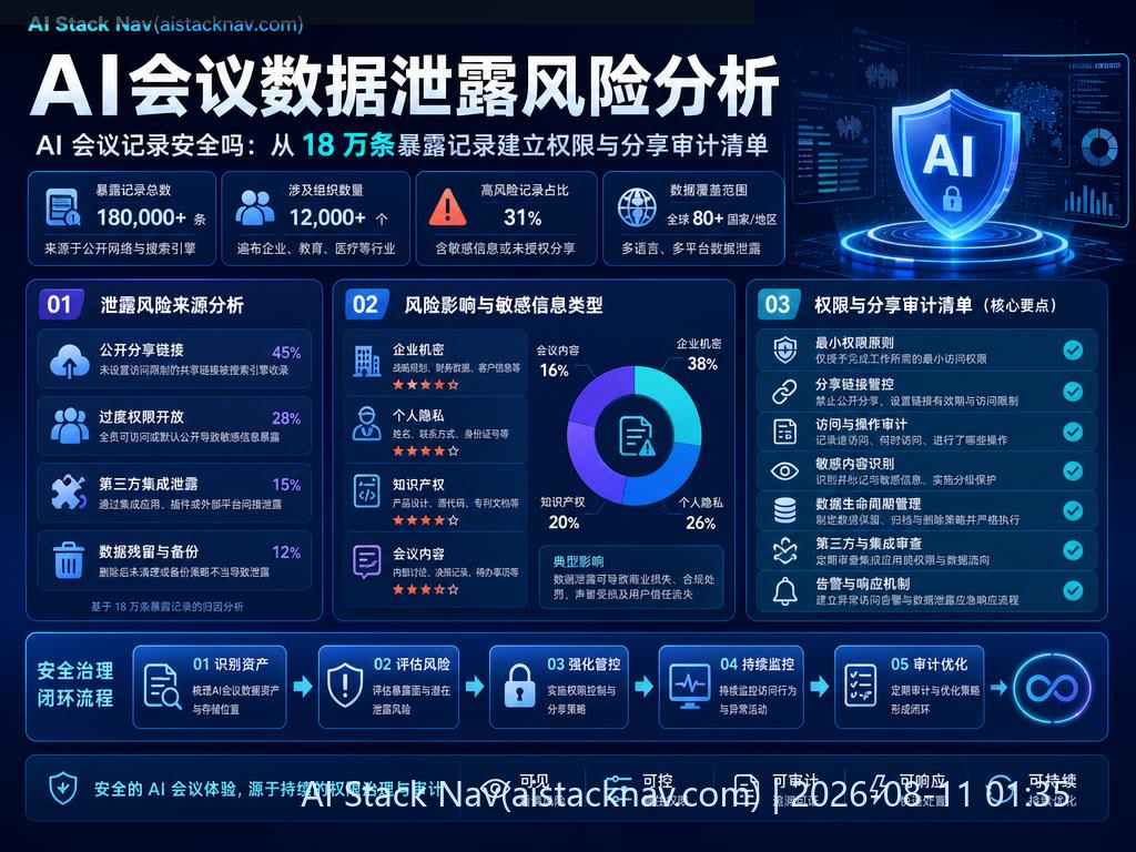AI会议数据泄露风险分析图