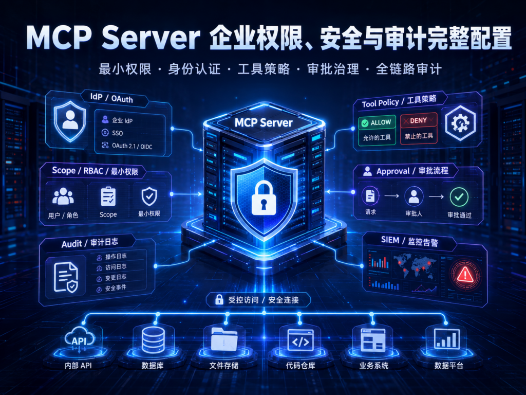 MCP Server 企业权限安全与审计完整配置教程封面