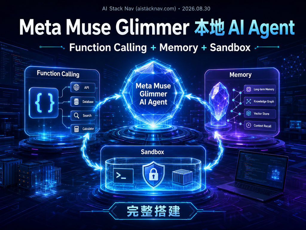 Meta Muse Glimmer 本地 AI Agent：Function Calling + Memory + Sandbox 完整搭建  