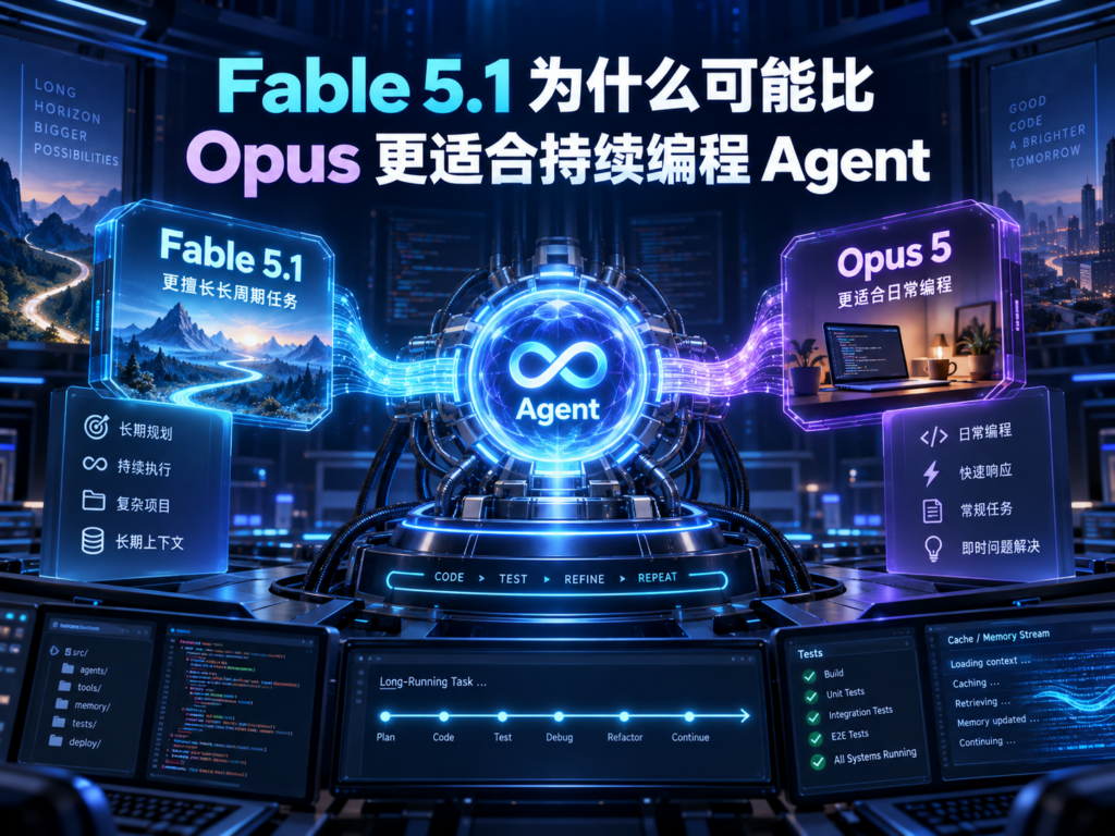 Fable 5.1与Opus 5持续编程Agent选型封面图