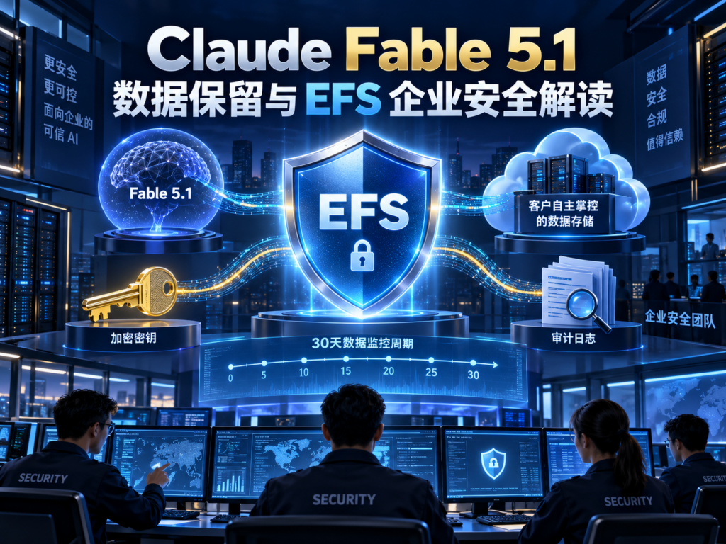 Claude Fable 5.1数据保留与EFS企业安全架构封面图
