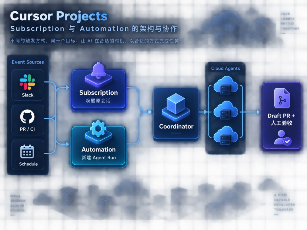 Cursor Projects Subscription与Automation触发架构