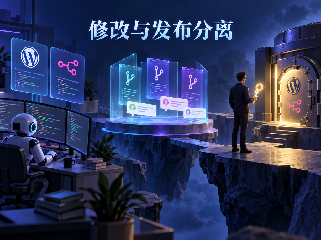 开发Agent交付WordPress与n8n产物并由独立人员验收的概念插图