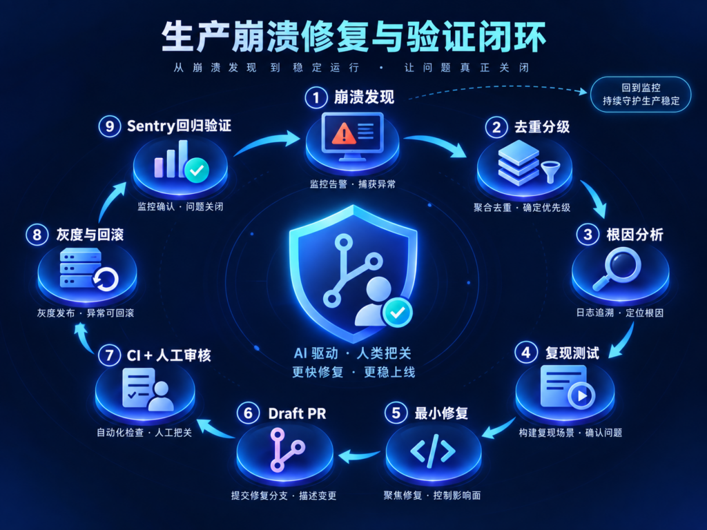 Sentry 与 GitHub Copilot 自动修复 PR 安全工作流